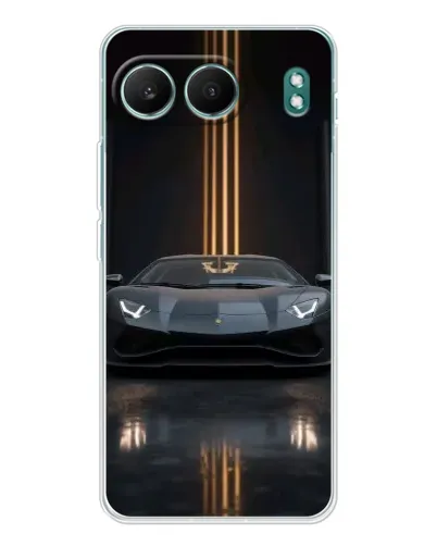 Чехол для OnePlus Nord 4 с картинкой «Lamborghini золотые линии» Чехол для OnePlus Nord 4 с картинкой «Lamborghini золотые линии»