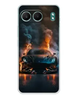 Чехол для OnePlus Nord 4 с картинкой «Lamborghini дымная эстетика»