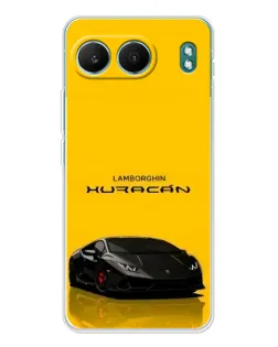 Чехол для OnePlus Nord 4 с картинкой «Lamborghini Huracan черный»