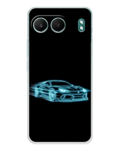 Чехол для OnePlus Nord 4 с картинкой «Неоновый контур Lamborghini» Чехол для OnePlus Nord 4 с картинкой «Неоновый контур Lamborghini»
