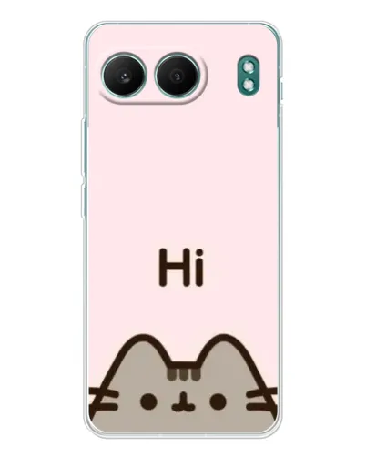 Чехол для OnePlus Nord 4 с картинкой «Пушин говорит Hi»