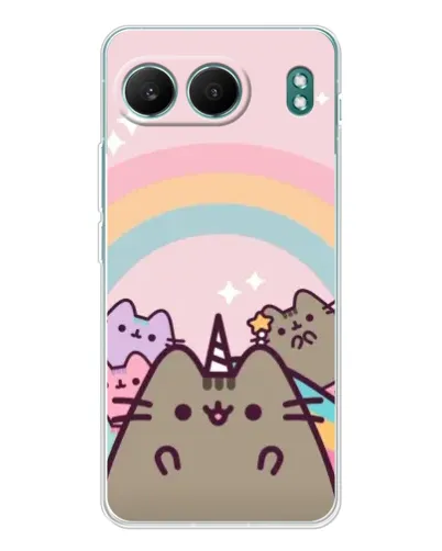 Чехол для OnePlus Nord 4 с картинкой «Единорог Pusheen»