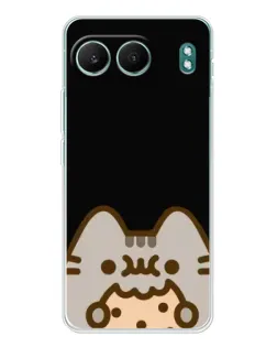 Чехол для OnePlus Nord 4 с картинкой «Пушин на черном»