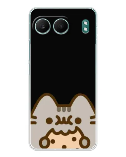 Чехол для OnePlus Nord 4 с картинкой «Пушин на черном»
