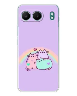 Чехол для OnePlus Nord 4 с картинкой «Радужные Пушины»