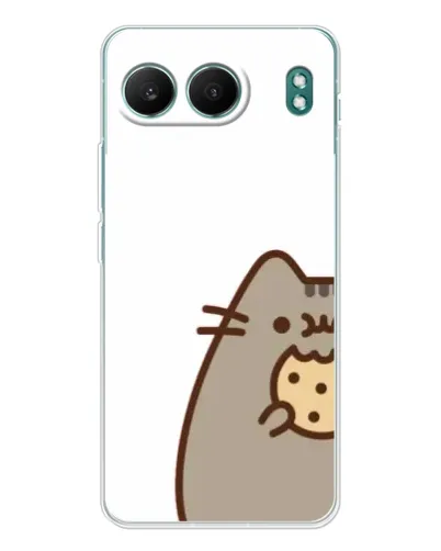 Чехол для OnePlus Nord 4 с картинкой «Пушин с печеньем»
