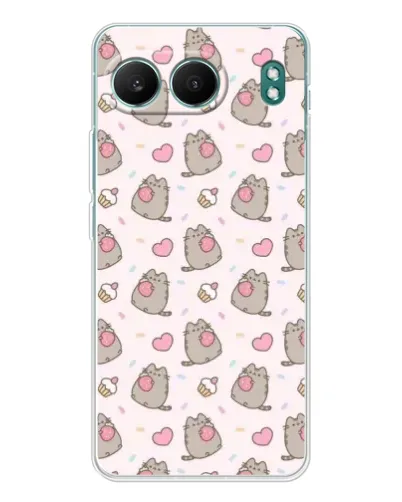 Чехол для OnePlus Nord 4 с картинкой «Пушин и сладости»