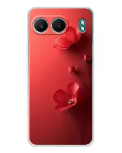Чехол для OnePlus Nord 4 с картинкой «Маковые соцветия»