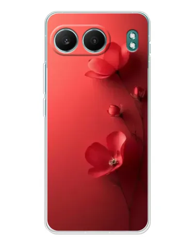 Чехол для OnePlus Nord 4 с картинкой «Маковые соцветия»