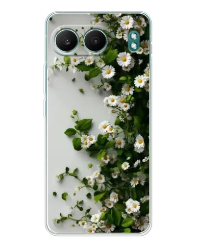 Чехол для OnePlus Nord 4 с картинкой «Ветка мелких белых цветов»