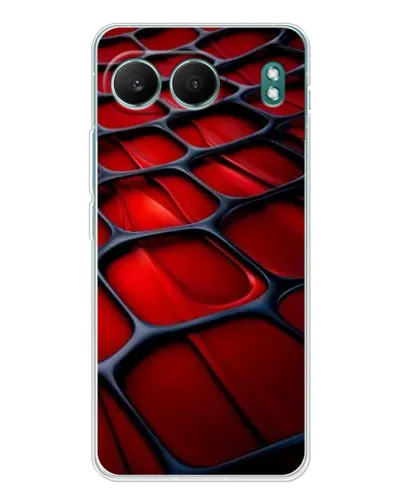 Чехол для OnePlus Nord 4 с картинкой «Красная глянцевая сетка» Чехол для OnePlus Nord 4 с картинкой «Красная глянцевая сетка»