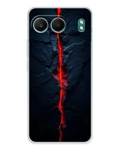 Чехол для OnePlus Nord 4 с картинкой «Kрасная лавовая трещина» Чехол для OnePlus Nord 4 с картинкой «Kрасная лавовая трещина»