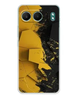 Чехол для OnePlus Nord 4 с картинкой «Золотые осколки геометрии»