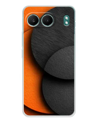 Чехол для OnePlus Nord 4 с картинкой «Геометрия оранжевых кругов» Чехол для OnePlus Nord 4 с картинкой «Геометрия оранжевых кругов»