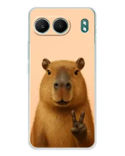 Чехол для OnePlus Nord 4 с картинкой «Капибара виктория»
