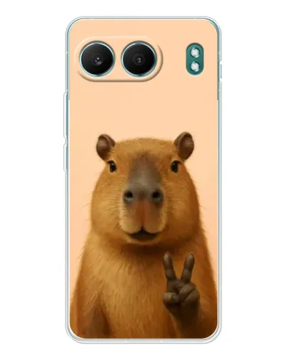 Чехол для OnePlus Nord 4 с картинкой «Капибара виктория»