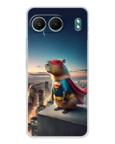 Чехол для OnePlus Nord 4 с картинкой «Капи-мен супергерой»