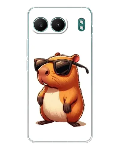 Чехол для OnePlus Nord 4 с картинкой «Капибара в очках»