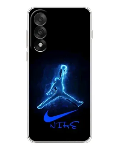 Чехол для OnePlus Nord 5 с картинкой «Jordan Neon Blue»