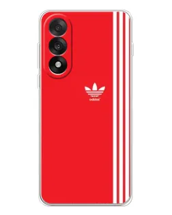 Чехол для OnePlus Nord 5 с картинкой «Красный минимализм Adidas»