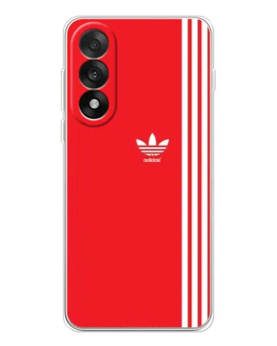 Чехол для OnePlus Nord 5 с картинкой «Красный минимализм Adidas»