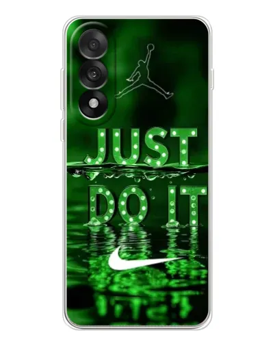 Чехол для OnePlus Nord 5 с картинкой «Зеленый неоновый Nike»