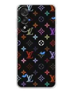 Чехол для OnePlus Nord 5 с картинкой «Цветная монограмма LV»