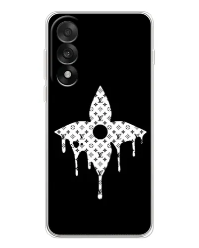 Чехол для OnePlus Nord 5 с картинкой «Цветочная монограмма»