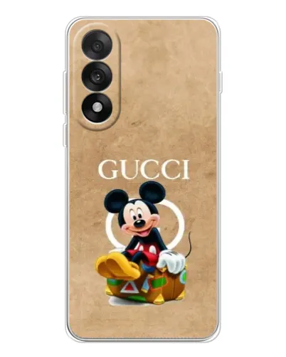 Чехол для OnePlus Nord 5 с картинкой «Микки Маус Gucci — крафт» Чехол для OnePlus Nord 5 с картинкой «Микки Маус Gucci — крафт»