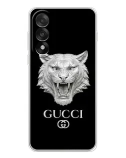 Чехол для OnePlus Nord 5 с картинкой «Gucci — серебряный лев» Чехол для OnePlus Nord 5 с картинкой «Gucci — серебряный лев»