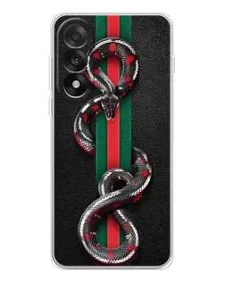 Чехол для OnePlus Nord 5 с картинкой «Gucci — змея на полосе» Чехол для OnePlus Nord 5 с картинкой «Gucci — змея на полосе»