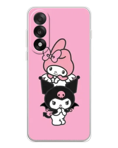 Чехол для OnePlus Nord 5 с картинкой «My Melody и Kuromi» Чехол для OnePlus Nord 5 с картинкой «My Melody и Kuromi»