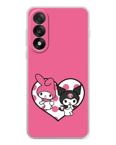 Чехол для OnePlus Nord 5 с картинкой «Kuromi и My Melody» Чехол для OnePlus Nord 5 с картинкой «Kuromi и My Melody»