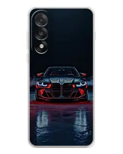 Чехол для OnePlus Nord 5 с картинкой «BMW на мокрой дороге»