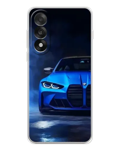 Чехол для OnePlus Nord 5 с картинкой «Голубая BMW M4»
