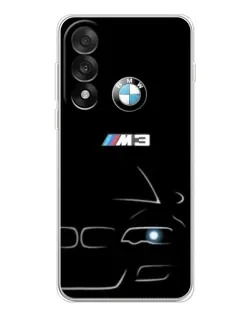 Чехол для OnePlus Nord 5 с картинкой «Минималистичный принт BMW M3»