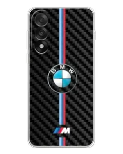 Чехол для OnePlus Nord 5 с картинкой «Эмблема BMW и карбон»