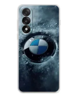 Чехол для OnePlus Nord 5 с картинкой «Логотип BMW — лед»
