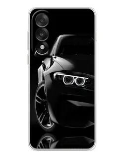 Чехол для OnePlus Nord 5 с картинкой «Черная BMW — профиль»