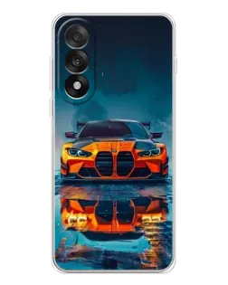 Чехол для OnePlus Nord 5 с картинкой «BMW — золотая эмблема»