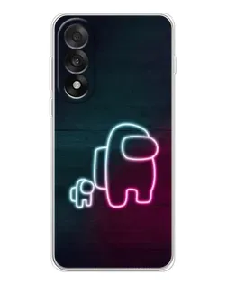 Чехол для OnePlus Nord 5 с картинкой «Among Us неон-арт»