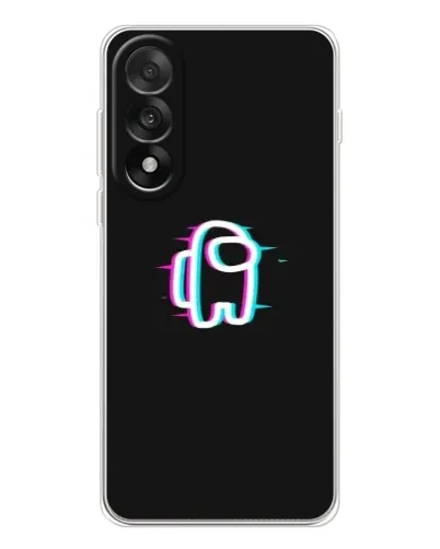 Чехол для OnePlus Nord 5 с картинкой «Among Us неон»
