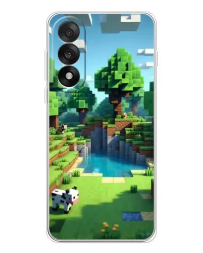 Чехол для OnePlus Nord 5 с картинкой «Minecraft летний день» Чехол для OnePlus Nord 5 с картинкой «Minecraft летний день»