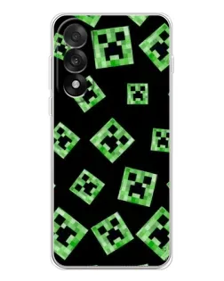 Чехол для OnePlus Nord 5 с картинкой «Паттерн с криперами» Чехол для OnePlus Nord 5 с картинкой «Паттерн с криперами»