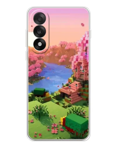 Чехол для OnePlus Nord 5 с картинкой «Розовое дерево Minecraft» Чехол для OnePlus Nord 5 с картинкой «Розовое дерево Minecraft»