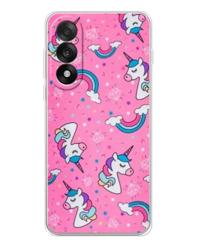 Чехол для OnePlus Nord 5 с картинкой «Unicorn паттерн розовый» Чехол для OnePlus Nord 5 с картинкой «Unicorn паттерн розовый»