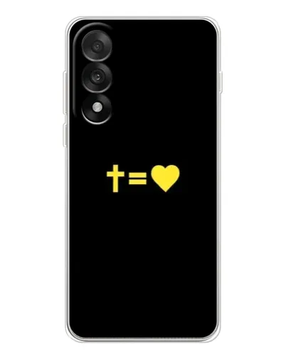 Чехол для OnePlus Nord 5 с картинкой «Сердце и Крест»