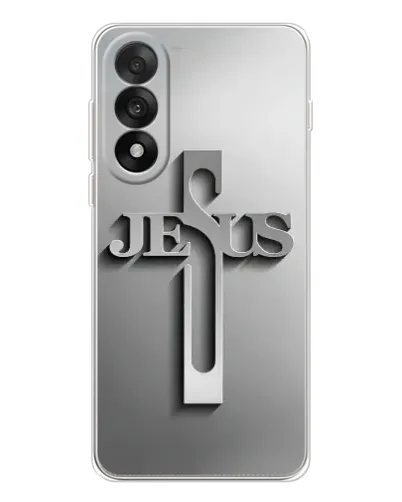 Чохол для OnePlus Nord 5 з картинкою «Металевий хрест Jesus» Чохол для OnePlus Nord 5 з картинкою «Металевий хрест Jesus»