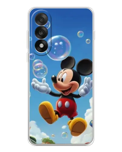 Чехол для OnePlus Nord 5 с картинкой «Mickey и мыльные пузыри»