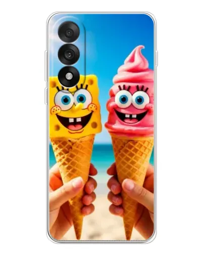 Чехол для OnePlus Nord 5 с картинкой «Спанч Боб мороженое»
